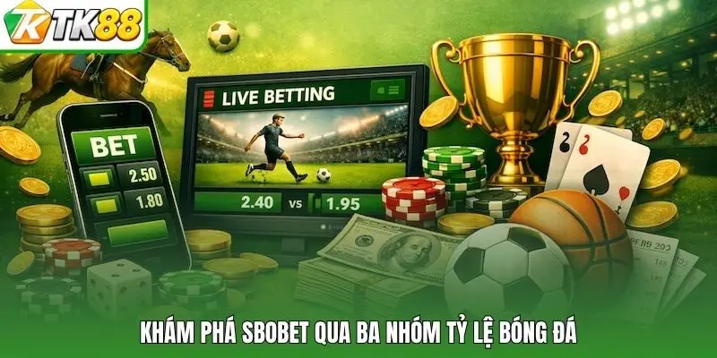 Khám phá SBOBET qua ba nhóm tỷ lệ bóng đá